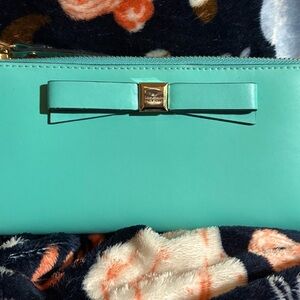 Kate Spade Aqua Bow Wallet